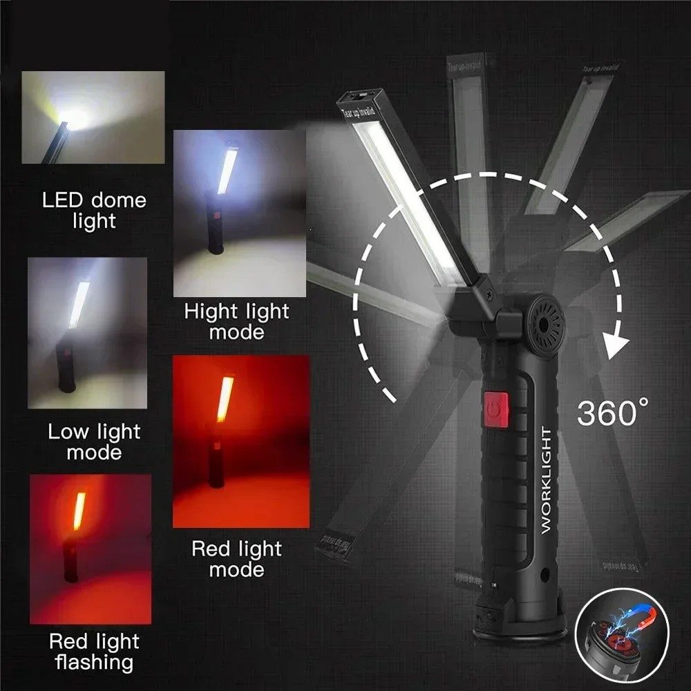 LED COB Flashlight USB Recharg - Outdoor Lighting Guide recensione e prezzo