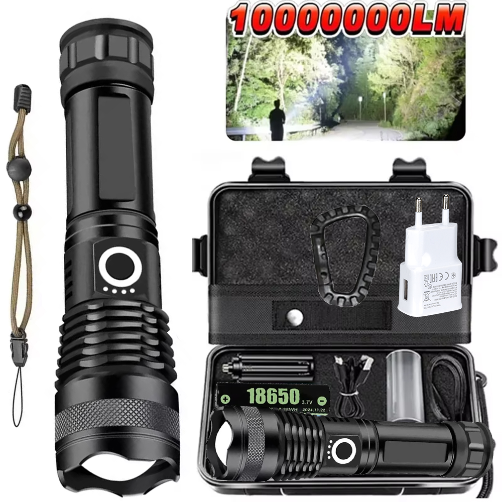 High Power LED Flashlight Rech - Outdoor Lighting Landscape recensione e prezzo