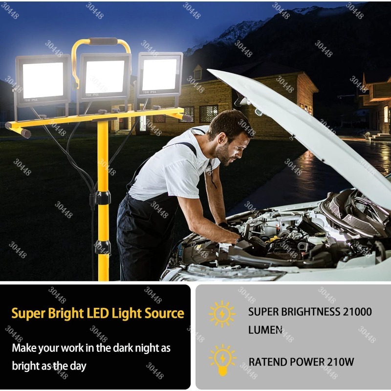 Led work light, portable flood - Outdoor Lighting Mains Powered recensione e prezzo