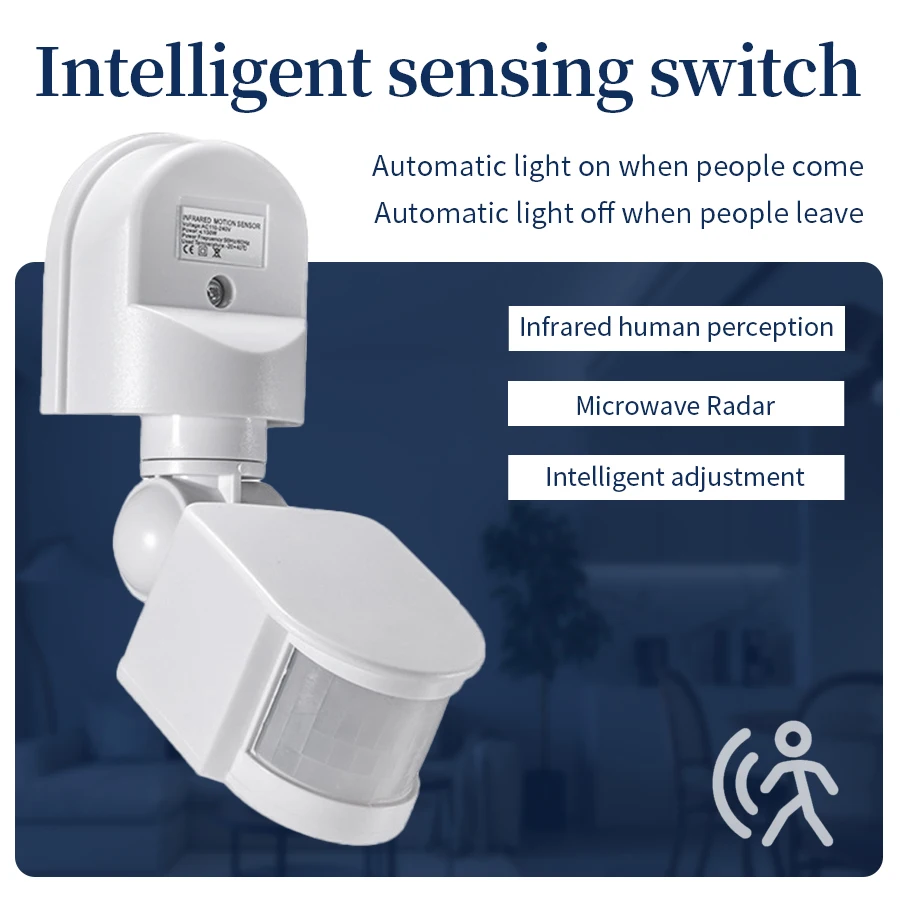 100-240V 12V PIR Motion Sensor - Outdoor Lighting Switch recensione e prezzo