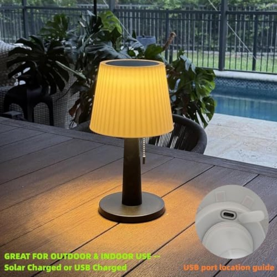 Solar Table Lamps Outdoor Indo - Outdoor Lighting Lamps recensione e prezzo