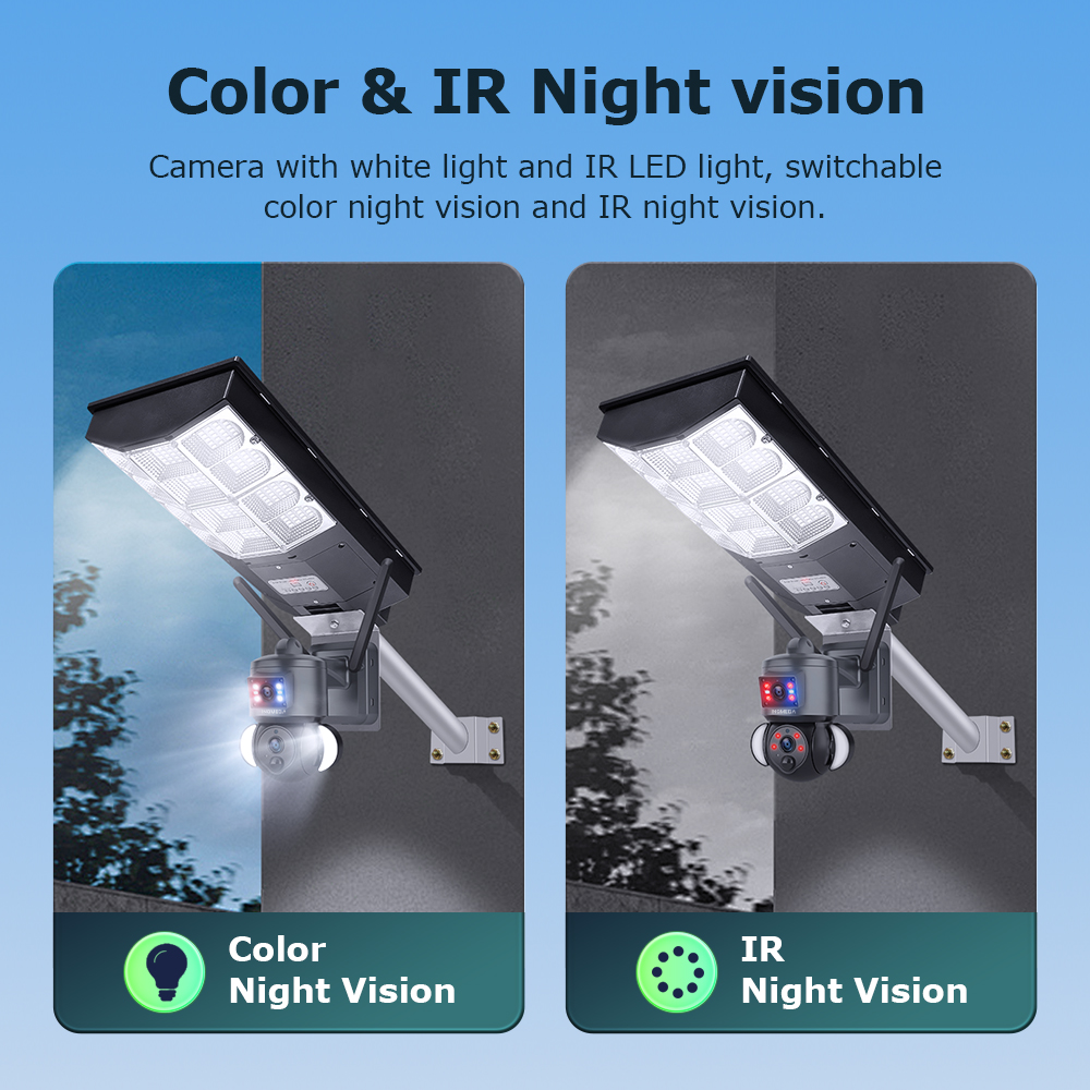 INQMEGA 4K Solar Powered Camer - Outdoor Lighting And Camera recensione e prezzo