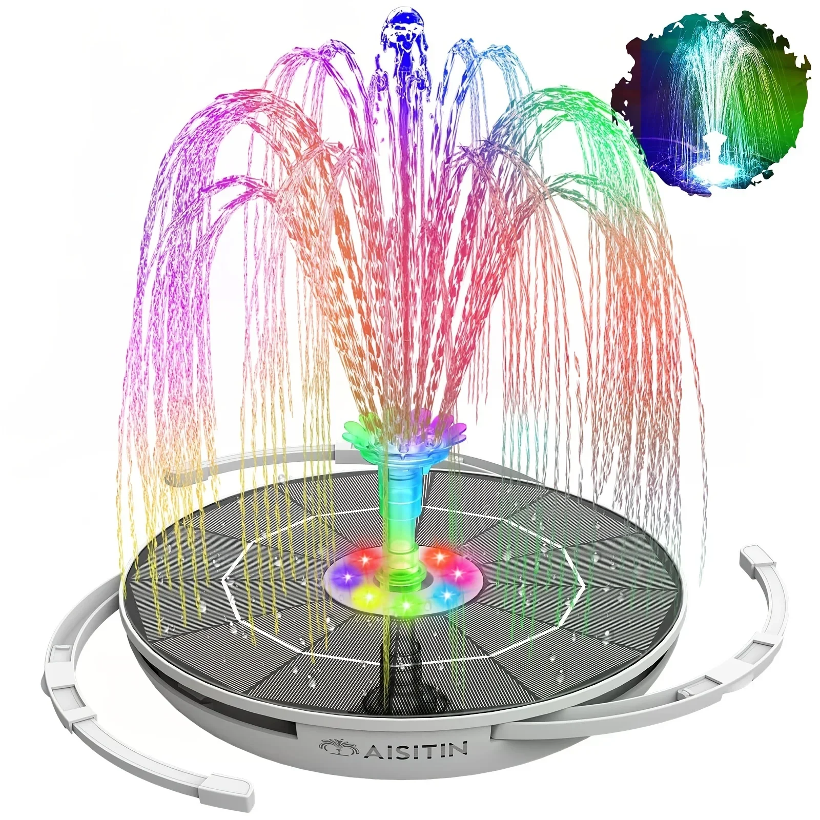 6.5W LED Solar Fountain Pump w - Outdoor Lighting Effects recensione e prezzo