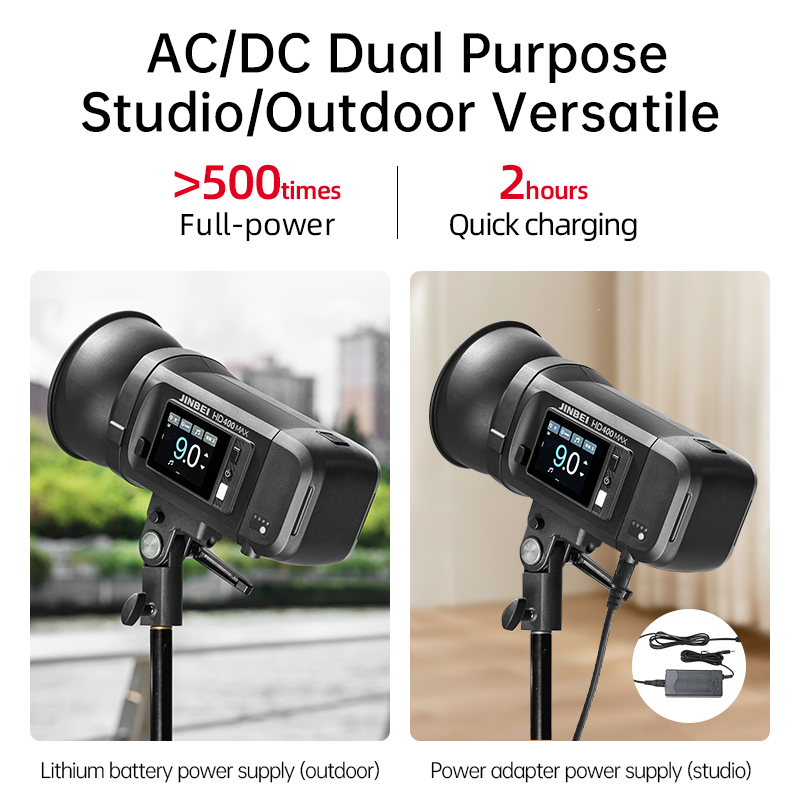 JINBEI HD400MAX Latest Upgrade - Outdoor Lighting And Camera recensione e prezzo