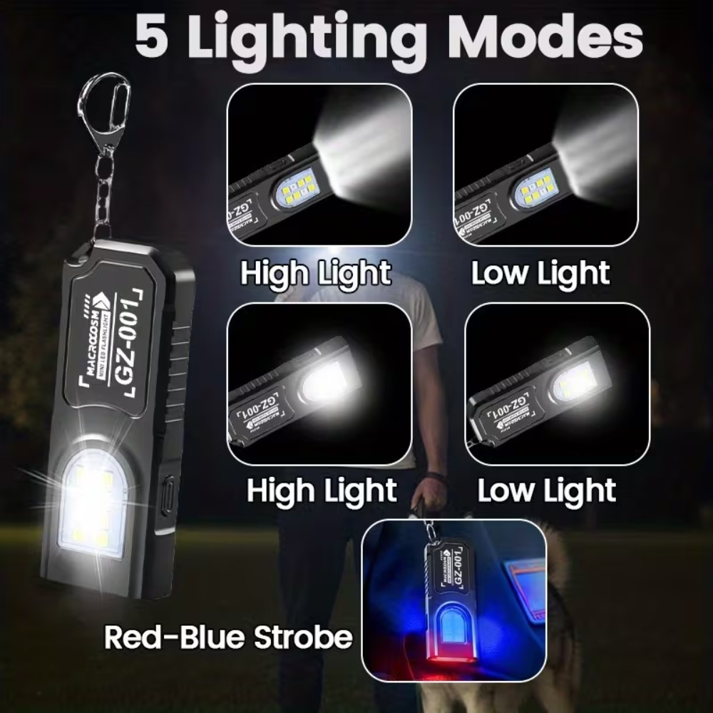 Mini COB LED Keychain Flashlig - Outdoor Lighting Guide recensione e prezzo